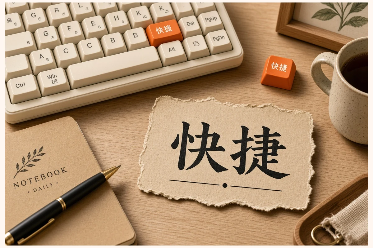 快捷操作示意