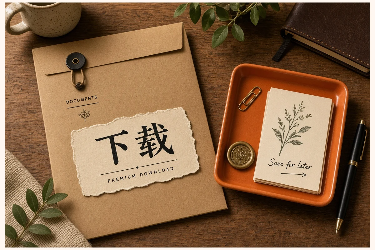下载说明示意
