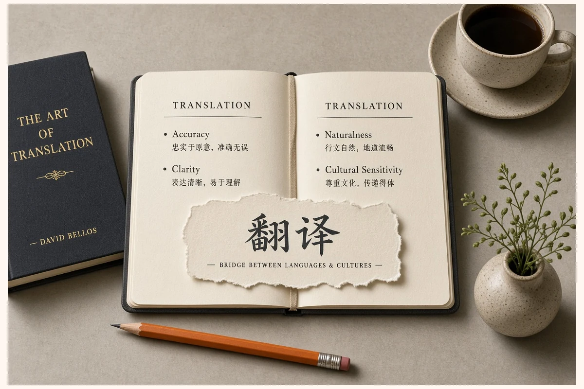 翻译功能示意